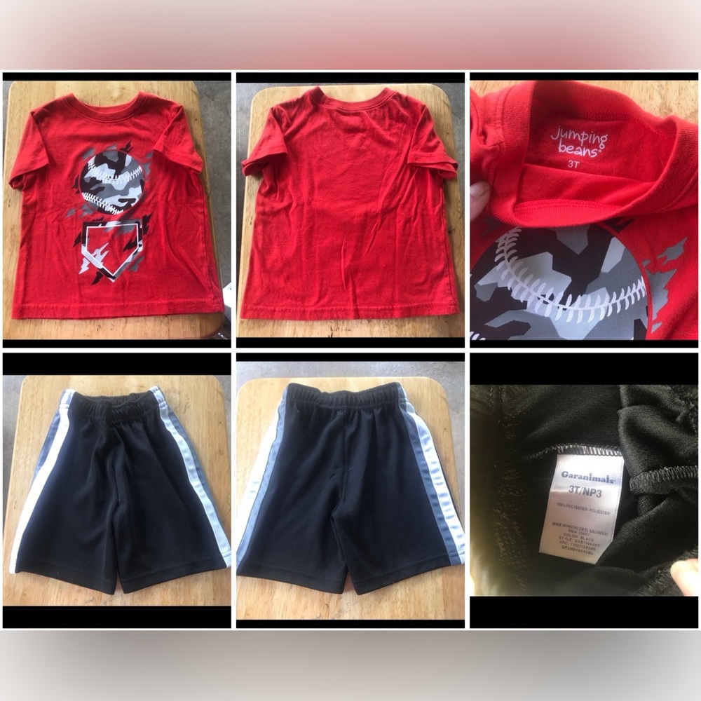 ❗️Sale❗️Summer sale on 3T short  sets $3.00 a set and 1 pair shorts -